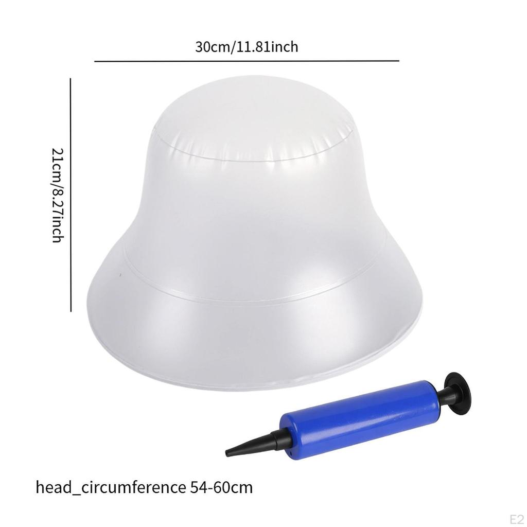Inflatable Hat Stand Inner Support Clear Lightweight Cap Organizer with Pump for Boutique Exhibition