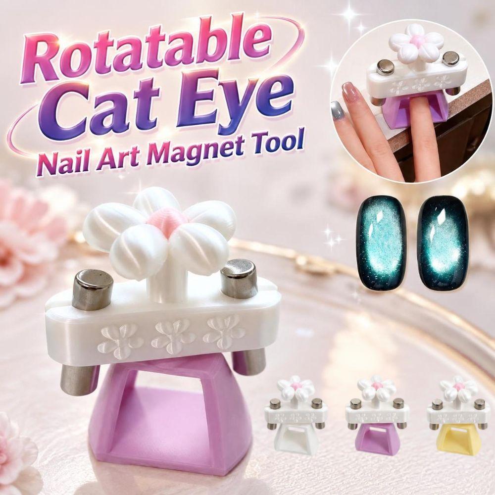 Portable Cat Eye Nail Magnet Rotatable Rotatable Nail Magnet Professional Nail Art Magnet Tool DIY