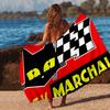 Sev-M-Marchal Logo Anime Beach Swimming Towel Soft Absorbent Washcloth Children's Gifts For Kids Travel Camping Gym