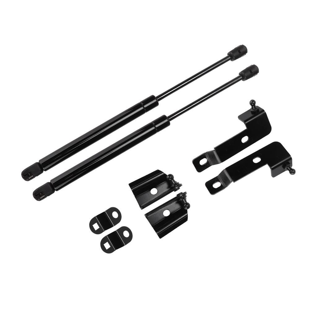 2pcs Engine Hood Gas Spring Strut Shock Absorber Support Rod Carbon Steel Replacement for Navara