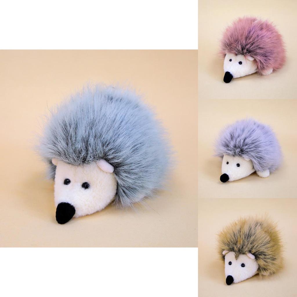Creative Hedgehog Plush Toy Keychain With Realistic Animal Design For Gift And Decoration