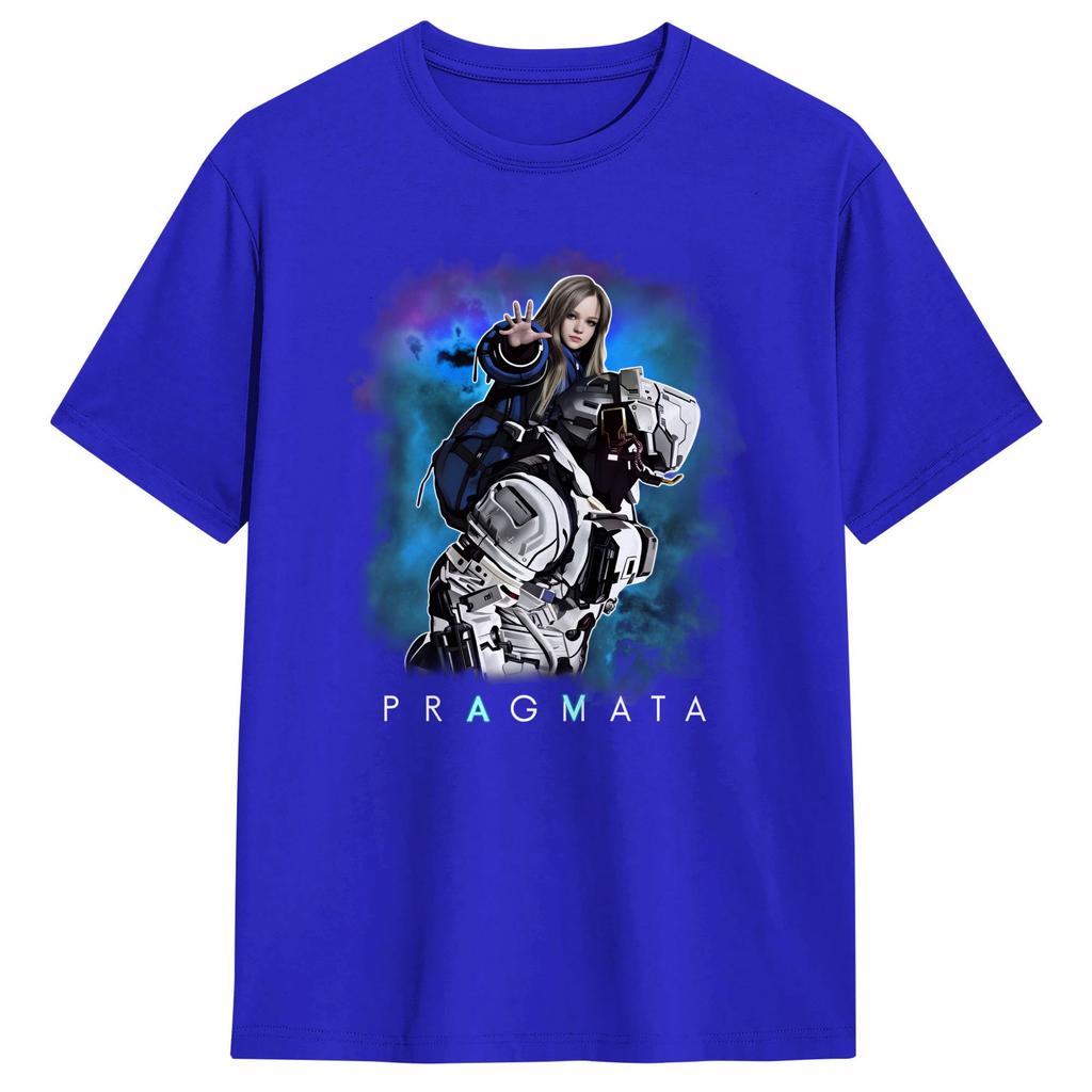 Pragmata Diana Scifi Gamer TShirt Unisex Aesthetic TShirts Summer O Neck Novelty Tees Print Oversized Clothes