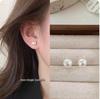 2025 French Retro Pearl Stud Earrings: Light Luxury, High-End, Niche Design