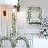 Artificial Lemon Cane Rattan Garland Airtificial 1pcs Decoration Pendant Semi-handmade Hanging Wall Door Green Imitation Plants