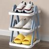 Plastic Layered Shoe Rack Space Saving Shoe Storage Organizer Vertical Shoe Rack  Household