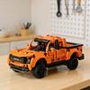 Klocki Technic Pomarańczowy Pickup, Wytrzymały Styl Off-Road, Zestaw Klocków DIY dla Kolekcjonerów