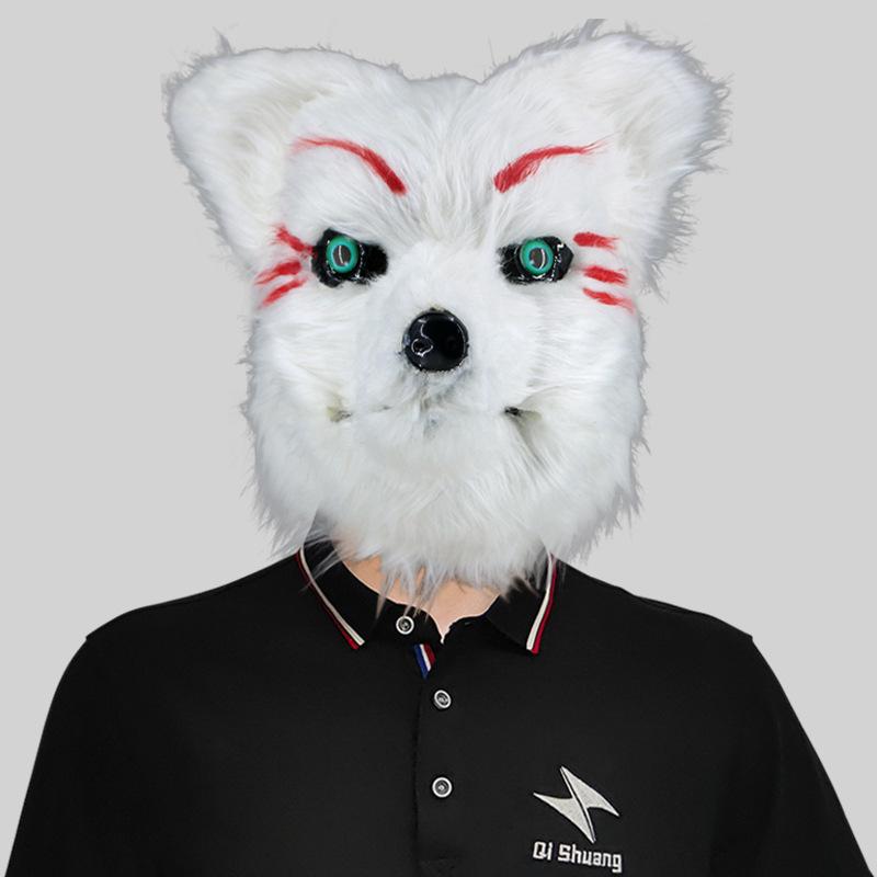 Open Stylish Mouth Wolf Face Mask Ideal For Halloween And Various Events Celebration