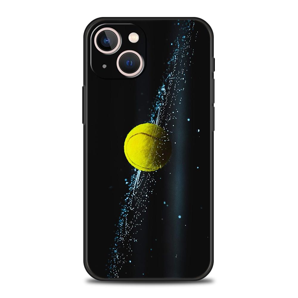 

Спортивный чехол для телефона с дизайном в виде тенниса для iPhone 16 15 14 13 12 Pro Max 11 Pro Max 7 8 Plus XS XR Ударопрочный Мягкий ТПУ Корпус Чехлы Сумки iPhone 16 Pro