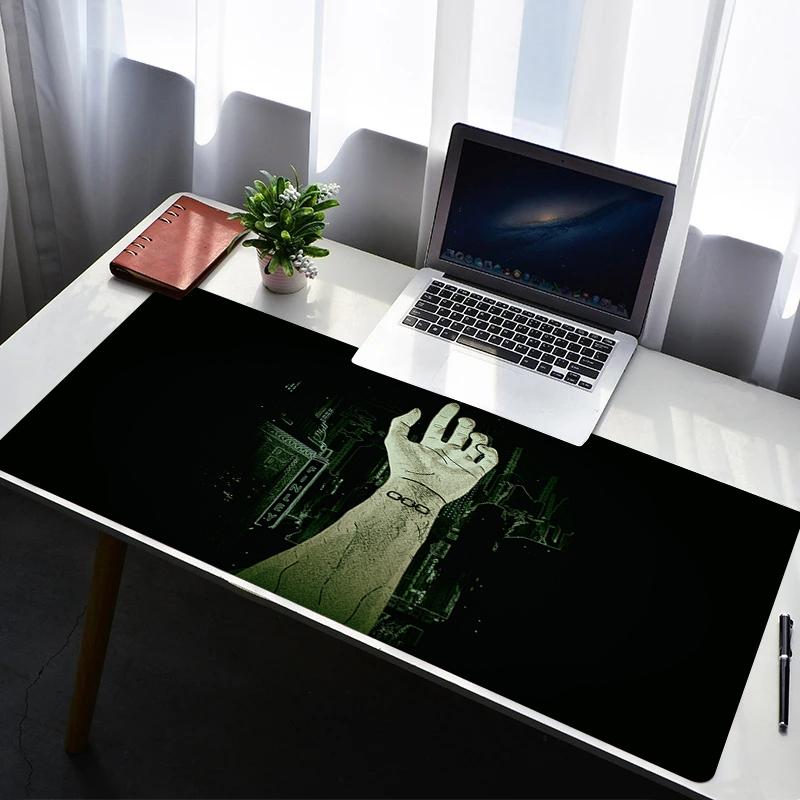 Mauspad PC Gamer Schrank Tastatur Büro Schreibtischmatte Matten B-Bioshock Gaming Zubehör Anime Computer XXL Großer Tisch Mäusematte