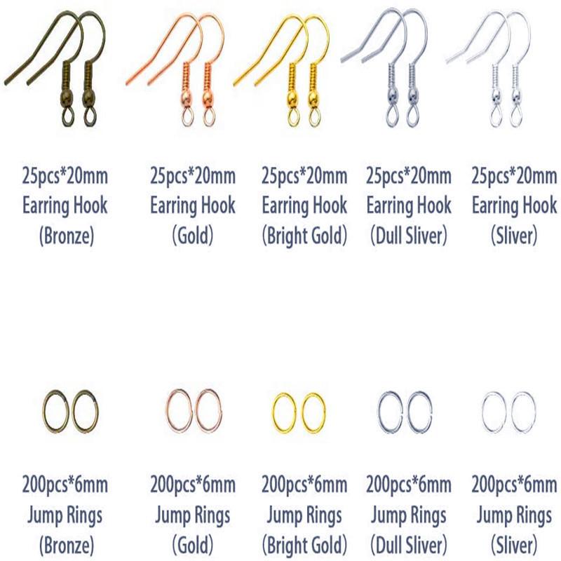 DIY Leder Ohrringe Ohr + Offener Ring Box Schmuck Zubehör Handgemachte Materialien