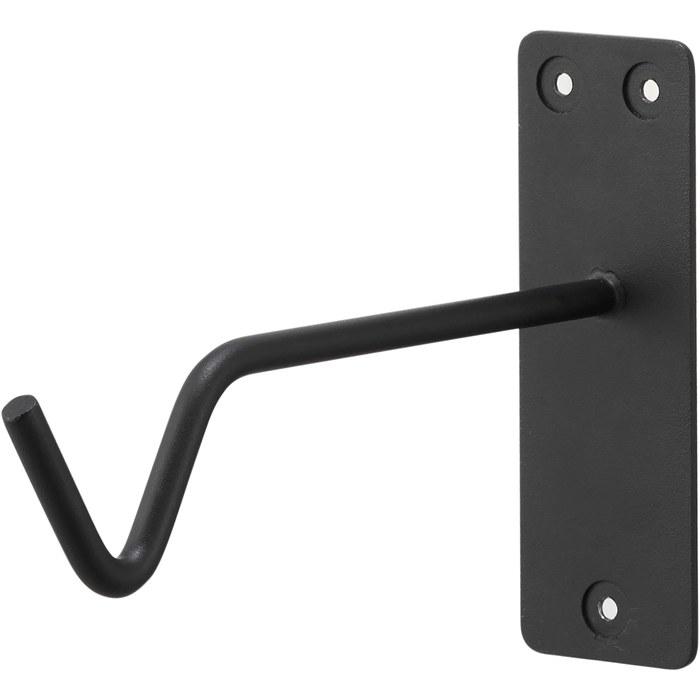 Yamazaki Tower Wall Hanging Green Hook Black, 4 x 18.5 x 12 cm (with Plasterboard Pins & Screws)