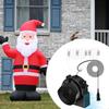 Blower For Inflatables Inflating Decorations Inflator 12V 1.5A Quiet Inflatables Blower With 5 LED Lights For Christmas Beach