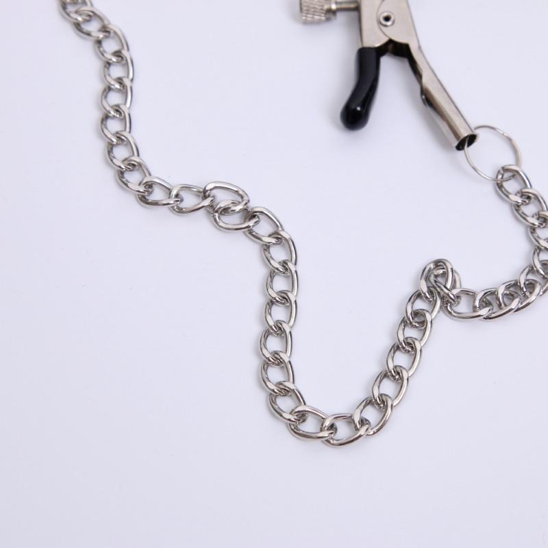 Erotic Toy PU Leather Mouth Gag Ball Oral Sex with Chain Clip Breast Nipple Clamps Bondage Harness Sex Toys Adult Games