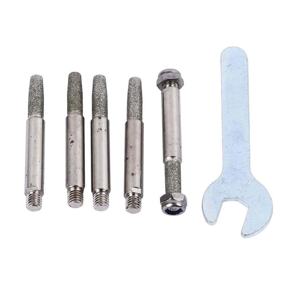 5PCS Chainsaw Sharpener Grinding Stones Drill Bit High Hardness Chainsaw Sharpening Tool for Small