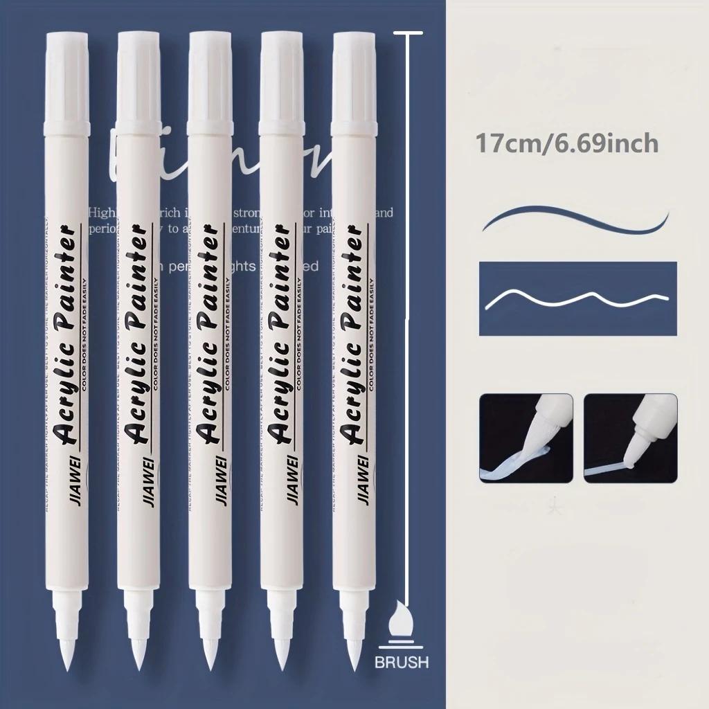 Acrylic Paint Marker Pens | Waterproof & Quick-Drying | Perfect for DIY Crafts, Resin Art, Scrapbooking, and Office Projects