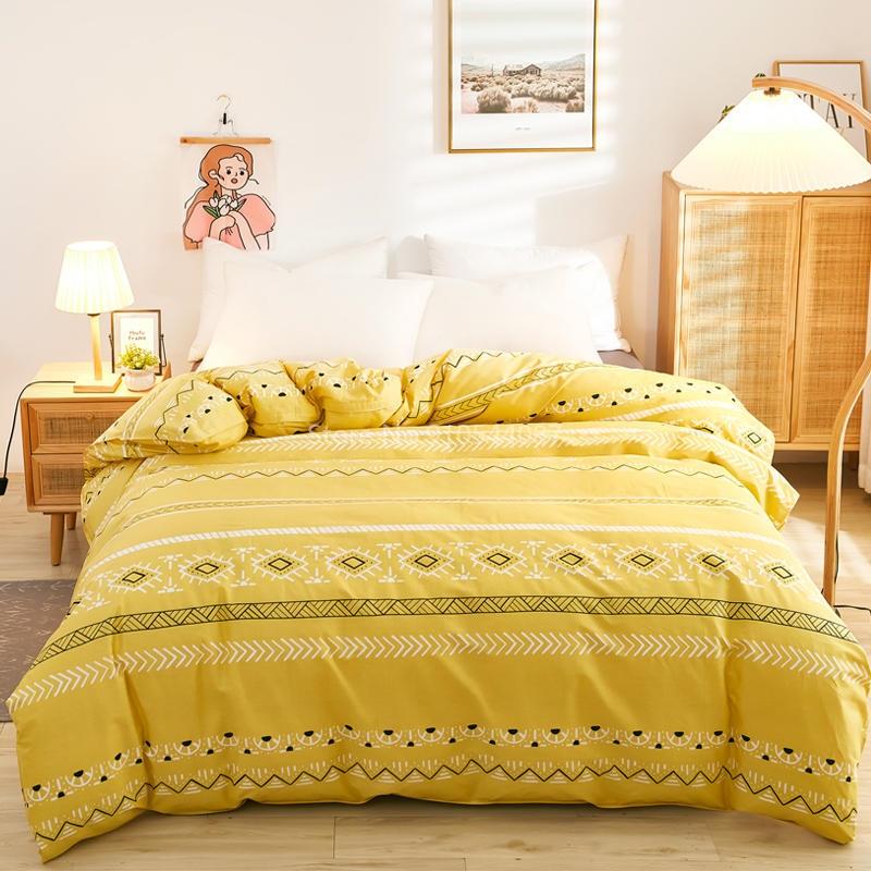 Husă de pilota din bumbac cu dungi albastre, roz, curcubeu