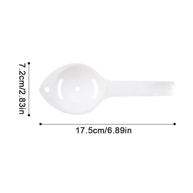 Extended Handle Egg White Separator, Egg Yolk Separator, Egg White Filter, Kitchen Cooking Egg Separator Egg Strainer