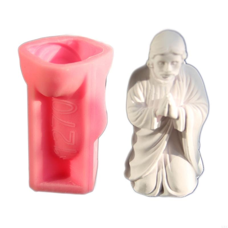 

Heart Silicone Tray Mold Heat Resistant Easy Demolding Heart Plate Silicone Mould For Rosary Stand Soap Jewelry Tray X3UC