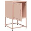 Nightstand Pink 36 x 39 x 60.5 cm Steel