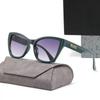 Women's Fashionable and Retro Cat-eye Sunglasses UV400 Ultraviolet-proof Outdoor Large Frame Shades Glasses Eye Protection