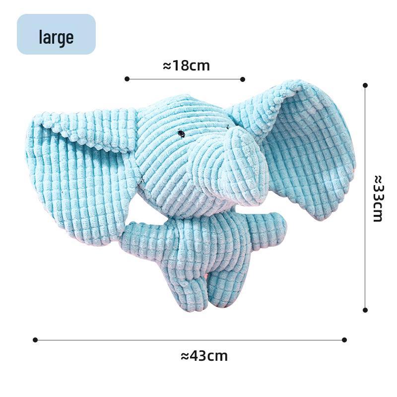 Durable Cartoon Elephant Teething Toy for Pets