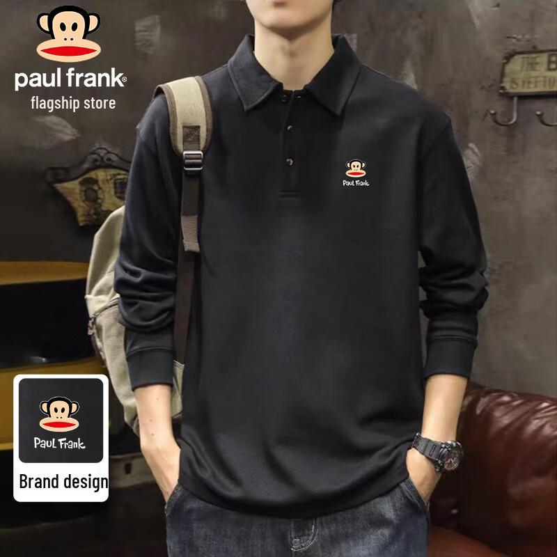 Paul Frank Men s Long Sleeve Polo T-Shirt XL