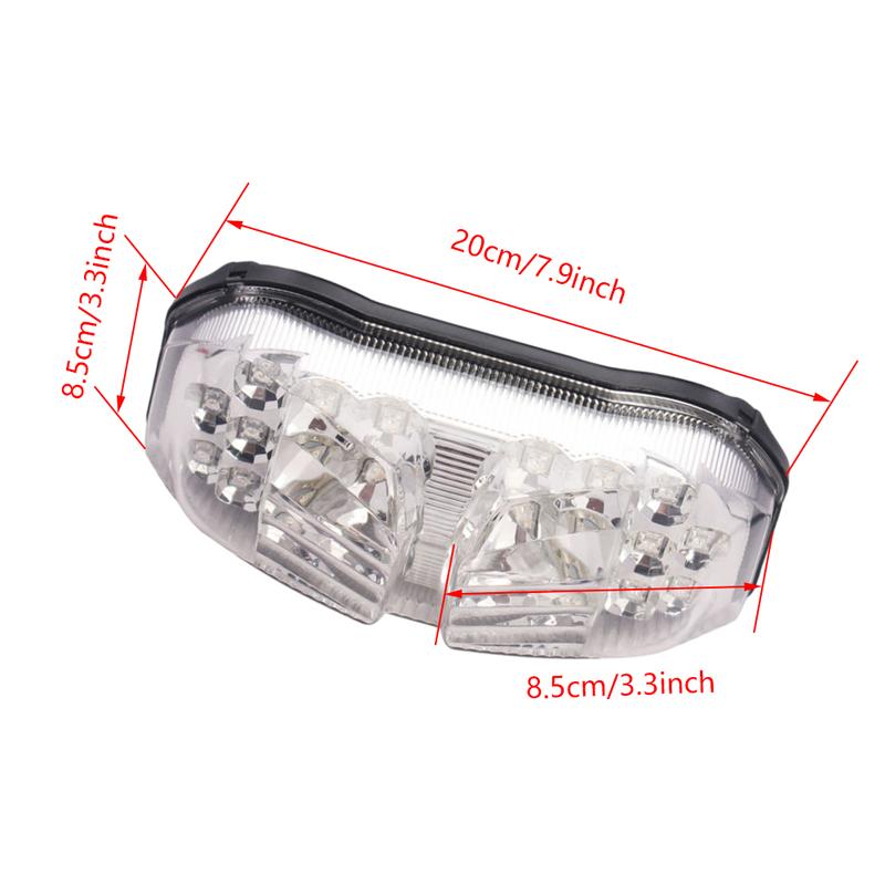 Rear Taillight Motorcycle Brake Turn Signal Integrated Tail Lights for Yamaha FZ8 Fazer 2010 2011 2012 2013