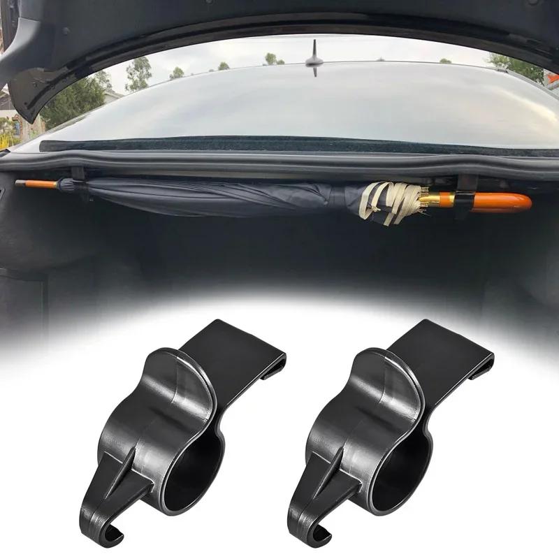 1-3pcs Universal Car Umbrella Holder Trunk Umbrella Storage Organizer Mount Hook Mini Hanger Holders Auto Interior Accessories