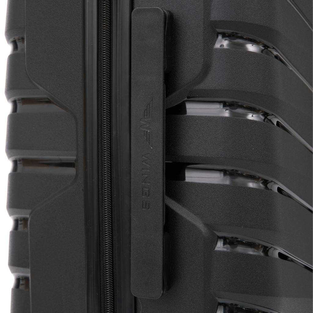 Zestaw 3 Walizek Wings Phoenix 2.0 Polipropylen Black