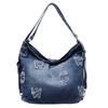 Denim Multifunctional Backpack Women's Large Capacity Tote Bag Shoulder Bag
