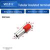 Brass VE Series Cold Crimp Pin Terminal