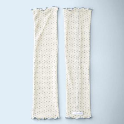 BadBlue Sheer Dot Leg Warmer Beige