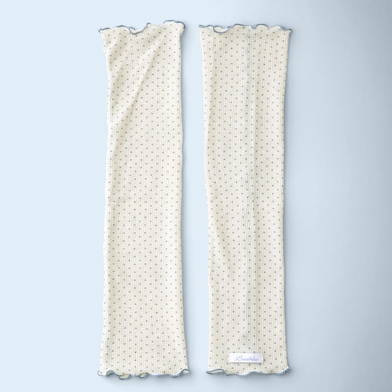 

BadBlue Прозрачные гетры в горошек бежевые FREE