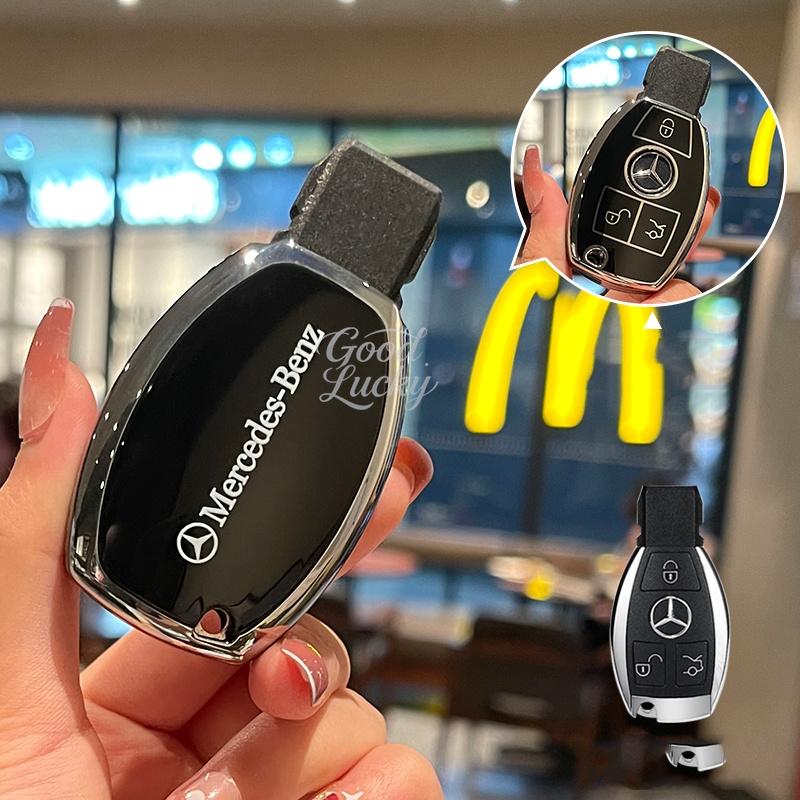 AABIC1 New TPU For Mercedes-Benz C260l Car Key Set New C-class E-class S-class GLC Bag GLE Buckle EQB Shell EQA High-grade Female