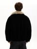 Men's Retro Cotton Jacket with Fur Collar, Golden Eagle Design - Thick, Warm, Versatile, and Trendy Winter Outerwear.