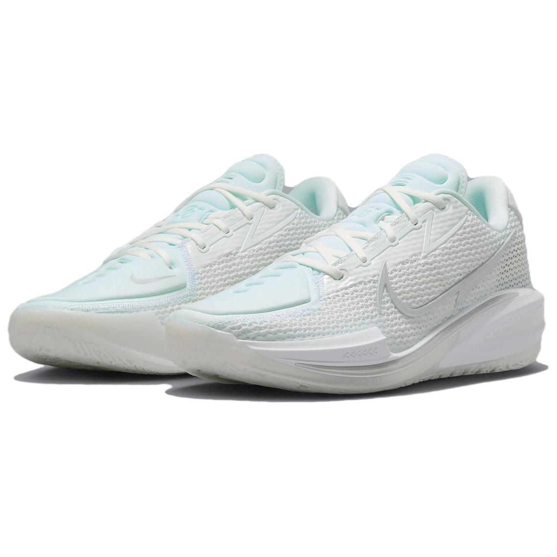 

Nike Износостойкие баскетбольные кроссовки Air Zoom GT Cut с низким верхом, унисекс, белые 40.5