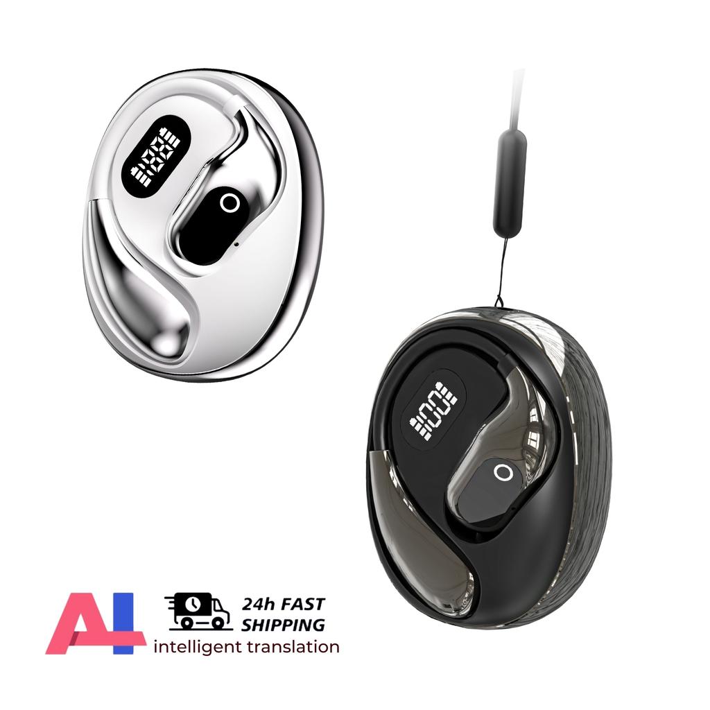2PCS Translator Headphones 144 Languages Wireless Real Time Translation Bluetooth headset Waterproof Earbud For Business Travel