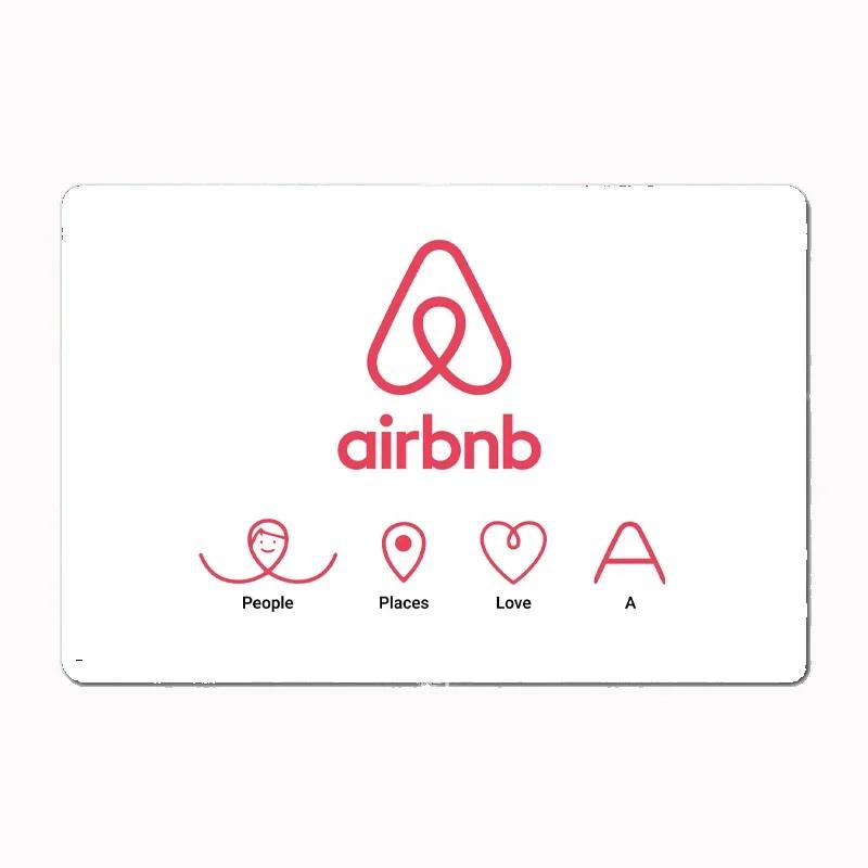 Vintage Airbnb Logo 1 Metallskilt Plakat Veggdekor Kino Stue Veggmaleri Morsomt Blikkskilt Kjøkken Soverom Kafé Bar Pub Stue