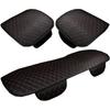 Nappa Leather Summer Car Seat Cushion Set - Durable, Non-Slip, Universal Fit for Five-Seat Vehicles