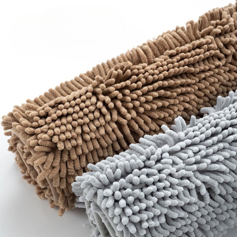 Bathroom Door Foot Mat Bathroom Anti-slip Mat Toilet Door Blanket Solid Color Bathroom Absorbent Floor Mat