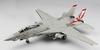 Platz/Italeri 1/48 scale U.S. Navy Carrier-Based Fighter F-14A Tomcat VF-111 Sundowners Plastic Model TPA-16, Molded in Color