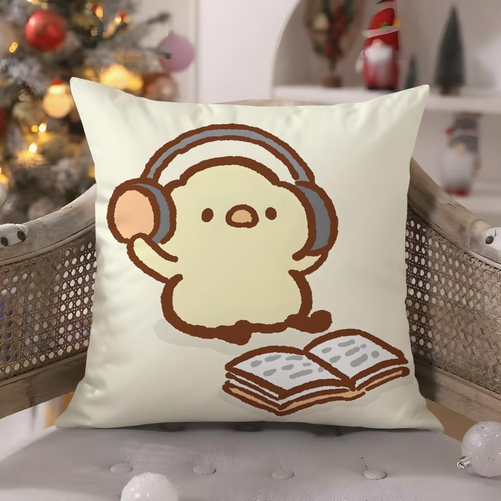 Fantasy Cartoon Colorful Animal Patterns Pillow Case Comfort Sofa Bed Silky elegant Invisible zipper Decorative cushion cover