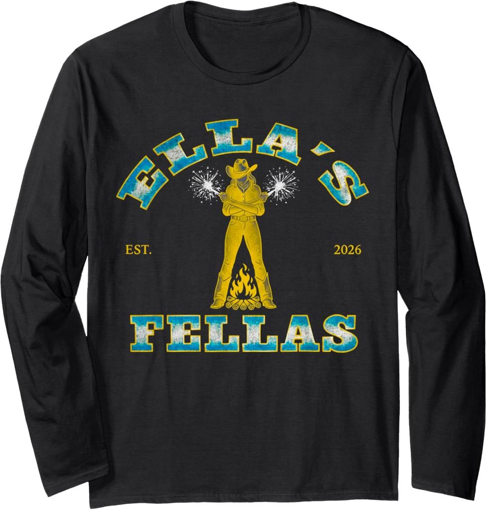 Ellas Fellas Vintage Squad Love February Vibe Long Sleeve T-Shirt