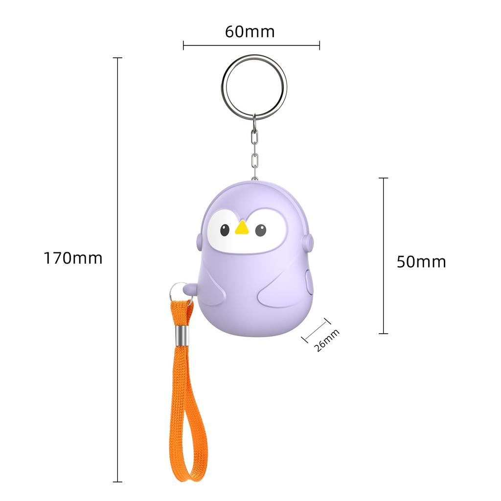 Cute Personal Safety Alarm Keychain for Women Kids Children Elderly 130dB Loud Portable SOS Emergency Device Self Defense Tool 3