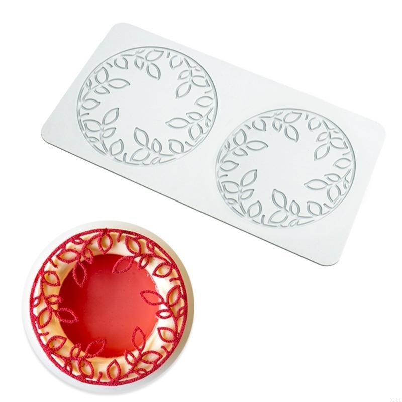 

Simple Branch Pattern Laces Mat Fondants Embosser Bakings Decorations Molds X3UC