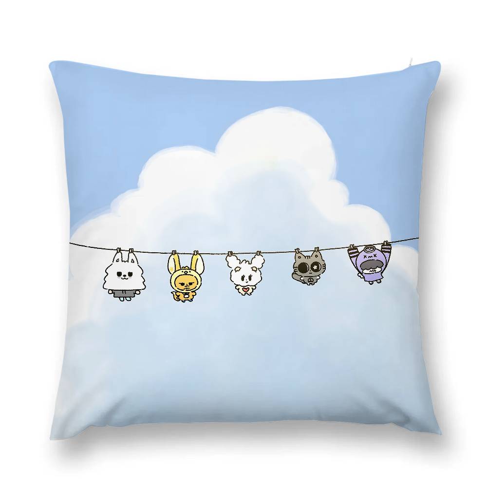 Cute A-Txt-Es Cartoon Pillow Case Pillows For Cover Home Decor Items Living Room Decoration Cushion Covers