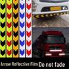 Reflective Arrow Guide Bumper Sticker for Cars and Trucks