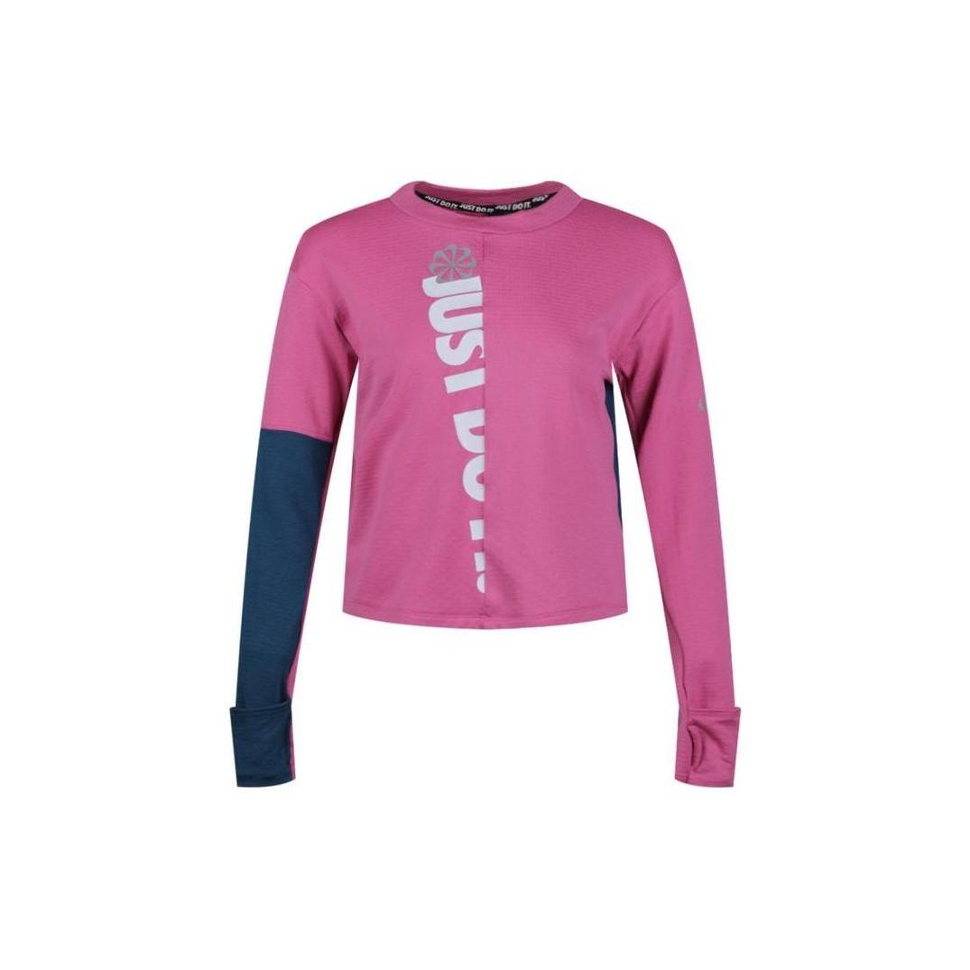 Nike (WMNS) AS W NK ICNCLSH SPHR Top Crew COSMIC FUCHSIA Women s CJ8065-691 M