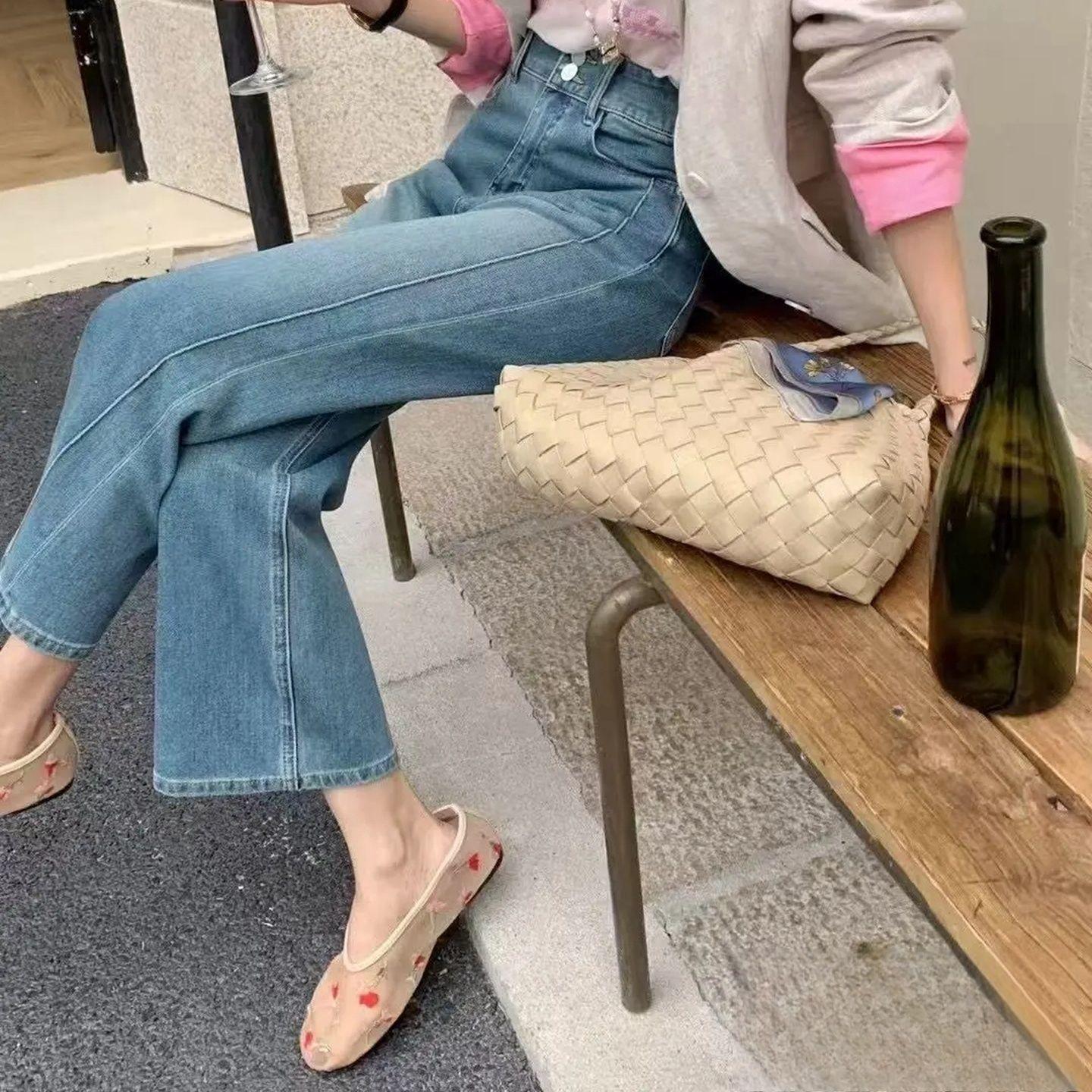 

Женские дышащие и легкие полупрозрачные балетки с вышивкой сеткой в виде цветов 35