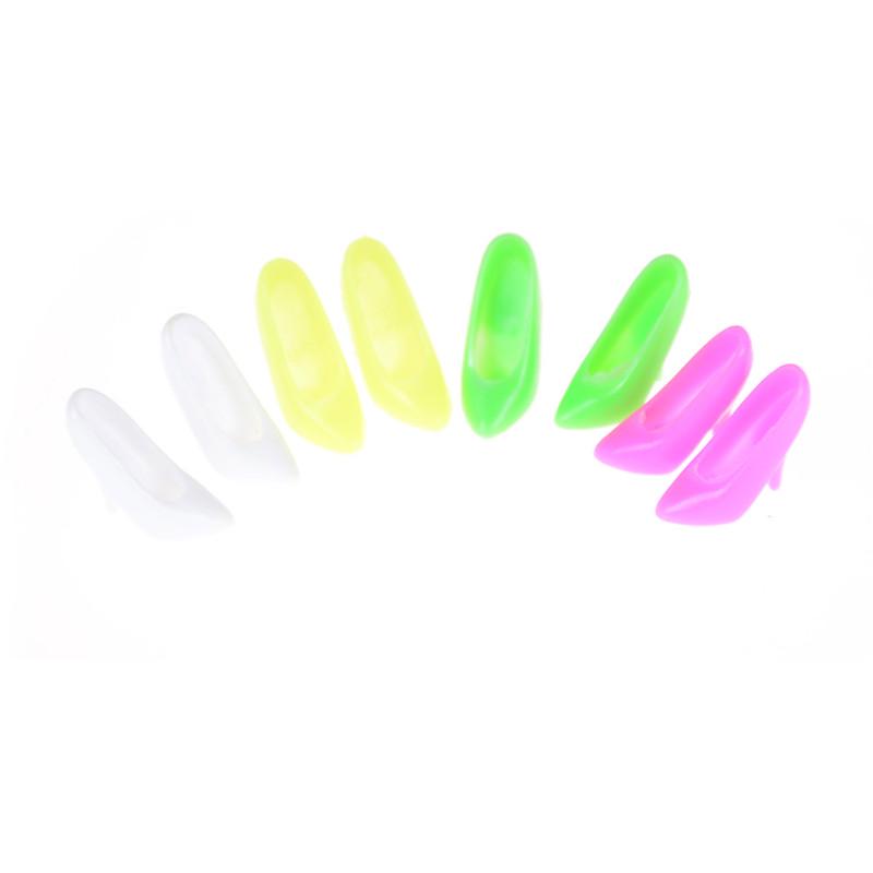10 Mixed Color Common Style Doll Shoes Colorful Cute High Heel Shoes Suitable For Barbie Party Dress Doll Accessories